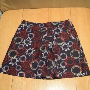 Vuarnet SPORT Skort Skirt with Shorts Womens Size 8 Excellent EUC Blue Red White